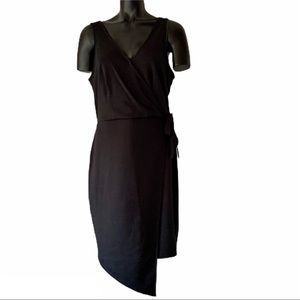 Andeawy Black Asymmetry Dress